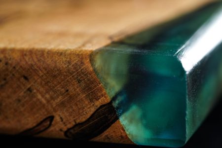 Handcrafted wood and resin table in Newtownabbey, Northern Ireland