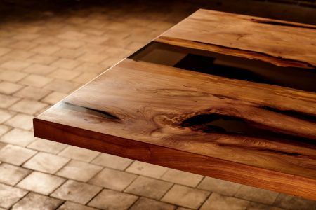 Bespoke resin clock piece in Newtownabbey, Northern Ireland decor