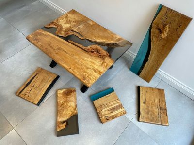 Resin furniture installation in Northern Ireland interior design