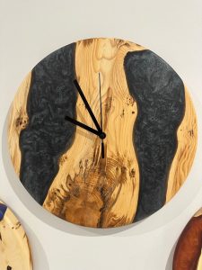 Custom epoxy table in Northern Ireland with contemporary style